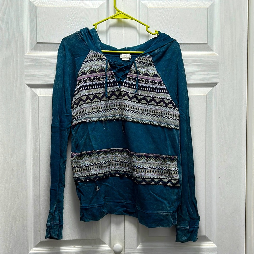 Distressed long sleeve